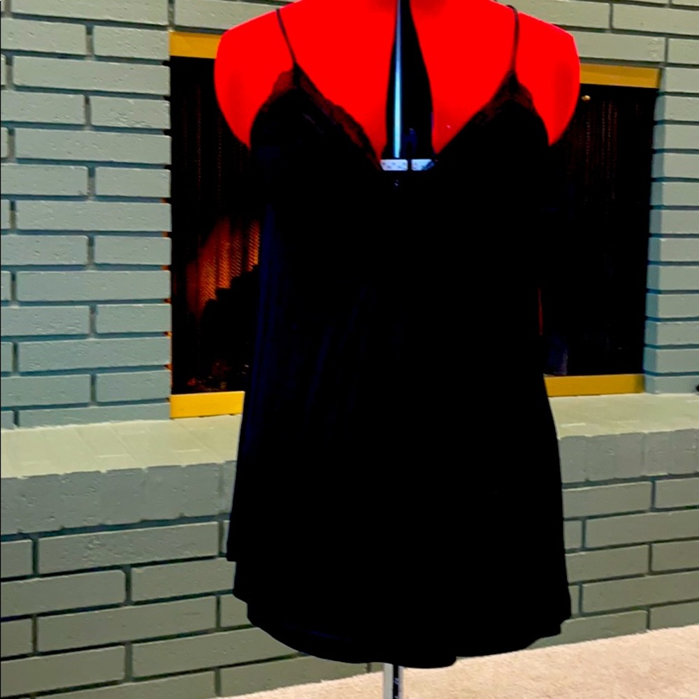 Black modal La Perla chemise.